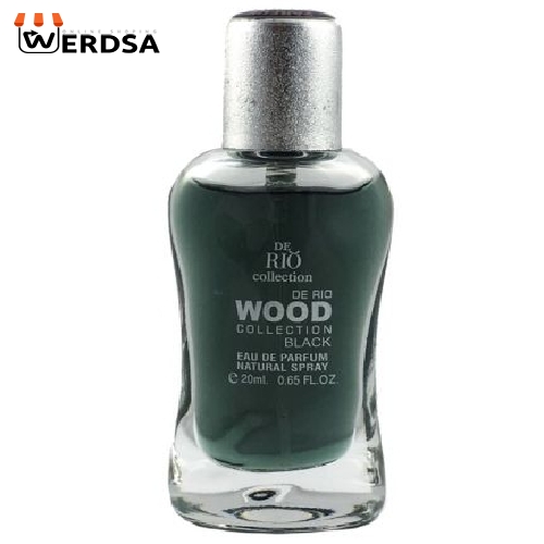 عطر جیبی مردانه ریو کالکشن مدل Rio Wood Black حجم 20ml