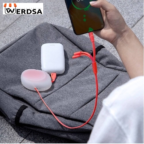 کابل تبدیل USB به USB-C/MicroUSB/لایتنینگ باسئوس مدل CAMLT-TY09 طول 0.85 متر