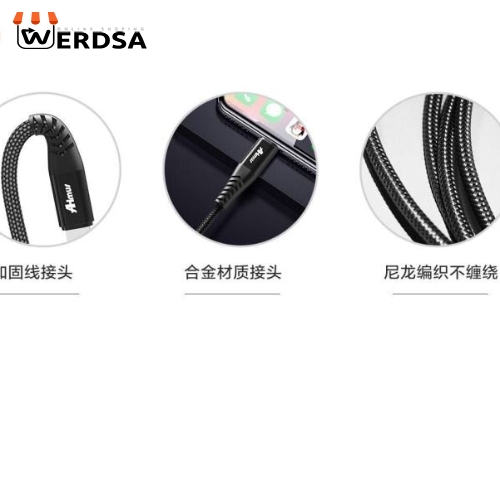 کابل تبدیل USB به لایتنینگ آیفون آی ماس مدل Armor tough طول 1.8 متر