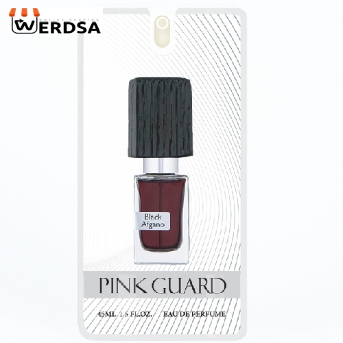عطر جیبی مردانه پینک گارد مدل بلک افغان حجم 45 میلی لیتر