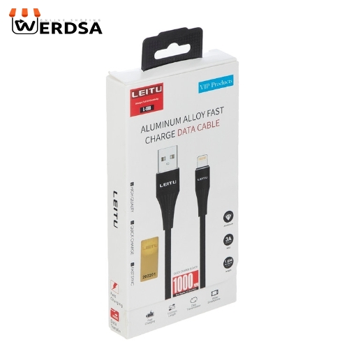 کابل تبدیل USB به لایتنینگ لیتو مدل L-188 طول 1 متر