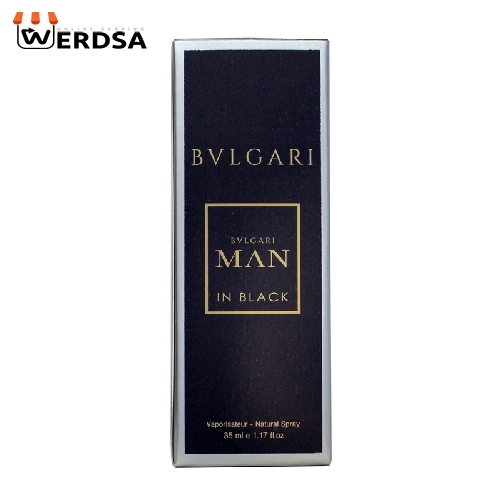 عطر جیبی مردانه پرستیژ مدل Bvlgari Man In Black حجم 35 میلی لیتر