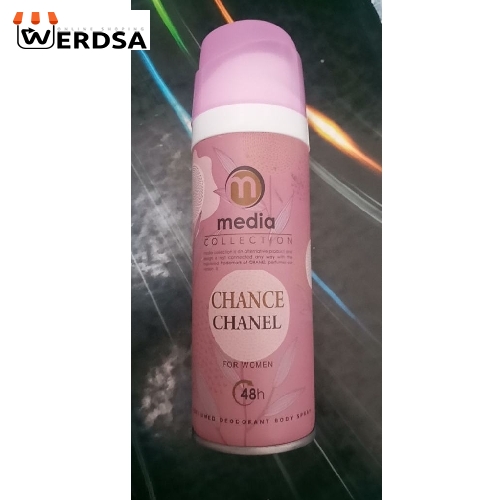 اسپری بدن زنانه مدیا مدل CHANEL CHANCE حجم 200 میلی لیتر
