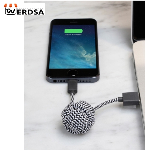کابل تبدیل USB به لاینینگ نیتیو یونیون مدل K-C طول 0.1 متر