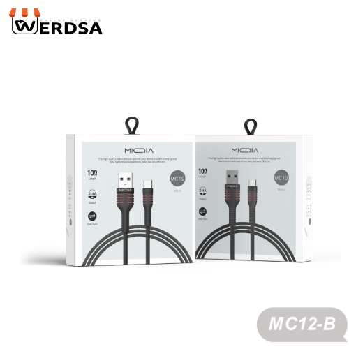 کابل تبدیل USB به لایتنینگ میکیا مدل MC12 طول 1 متر