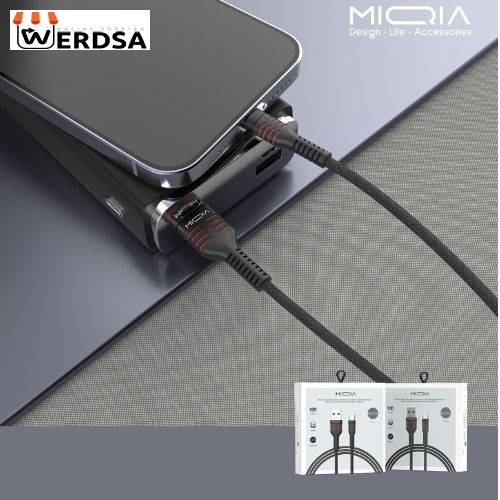 کابل تبدیل USB به لایتنینگ میکیا مدل MC12 طول 1 متر