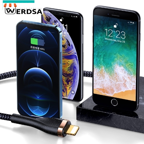 کابل تبدیل USB-C به لایتنینگ یوسمز مدل US-SJ489 20W طول 1.2 متر