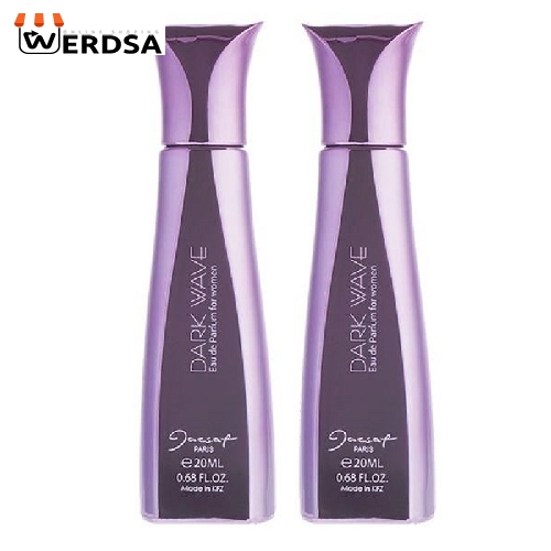 عطر جیبی زنانه ژک ساف مدل Dark Wave حجم 20 میلی لیتر بسته 2 عددی