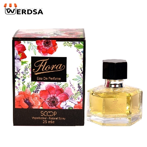 عطر جیبی زنانه اسکوپ مدل FLORA حجم 25 میلی لیتر