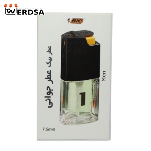 عطر جیبی مردانه بیک شماره 1 حجم 7.5 میلی لیتر بسته 2 عددی