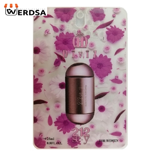 عطر جیبی زنانه دیوایز مدل 212 Se.y حجم 25 میلی لیتر