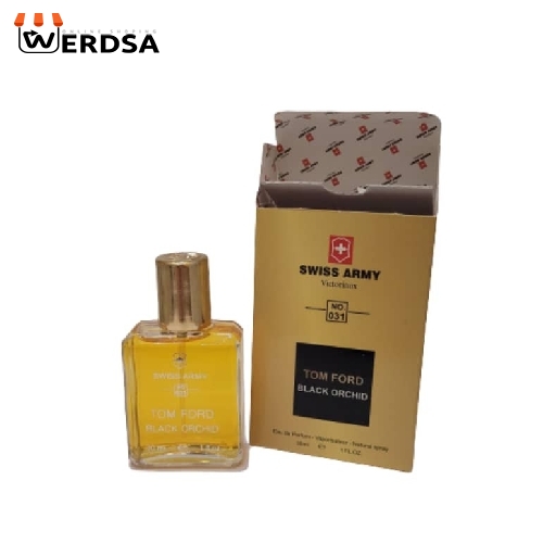 عطر جیبی زنانه سوئیس آرمی مدل Tom Ford Black Orchid حجم 30 میلی لیتر