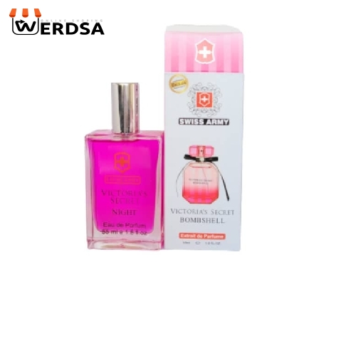 عطر جیبی زنانه سوئیس آرمی مدل VICTORIA SECRET Bombshell حجم 55 میلی لیتر