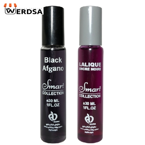 عطر جیبی اسمارت کالکشن مدل Black Afgano Lalique حجم 30 میلی لیتر بسته 2 عددی