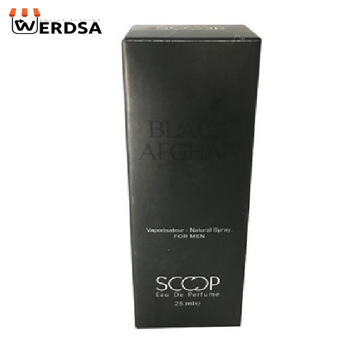 عطر جیبی مردانه اسکوپ مدل Black Afghan حجم 25 میلی‌لیتر