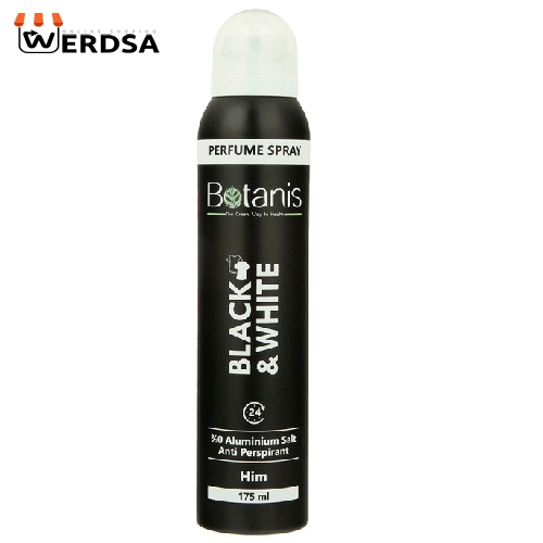 اسپری بدن مردانه  مدل Black&White حجم 175 میلی لیتر