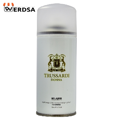 اسپری بدن زنانه اسکلاره مدل TRUSSARDI حجم 150 میلی لیتر