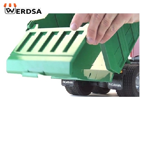 ماشین بازی برودر مدل کامیون تخلیه‌کننده Scania