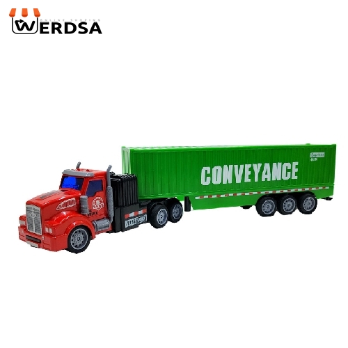 ماشین بازی کنترلی مدل تریلی کشنده طرح EURO TRUCK