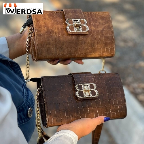 کیف دستی زنانه پاسپورتی سنگی کد 4314