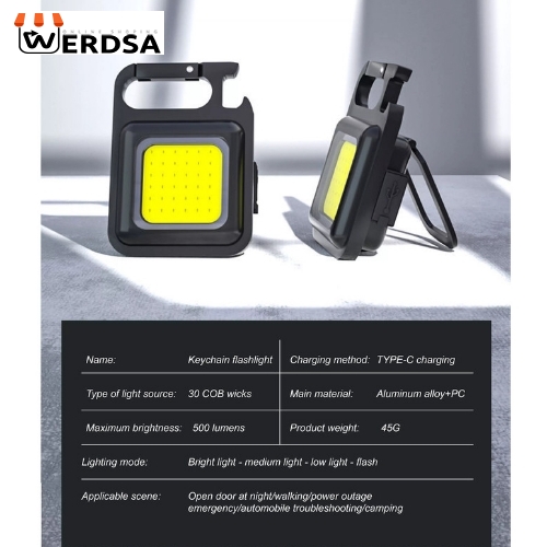 چراغ قوه مدل LED KEYCHAIN MAGNET