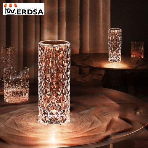 آباژور رقص نوردار Rose Diamond Table Lamp