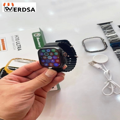 ساعت هوشمند H70 Ultra2 بند فلزی