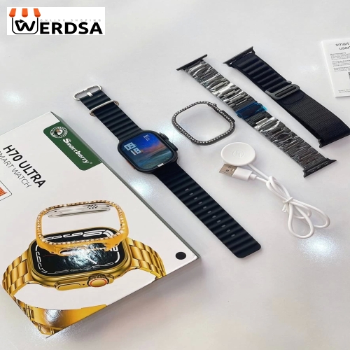 ساعت هوشمند H70 Ultra2 بند فلزی