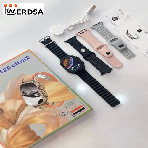 ساعت هوشمند T20 ULTRA2 پک اصلی 4 بند