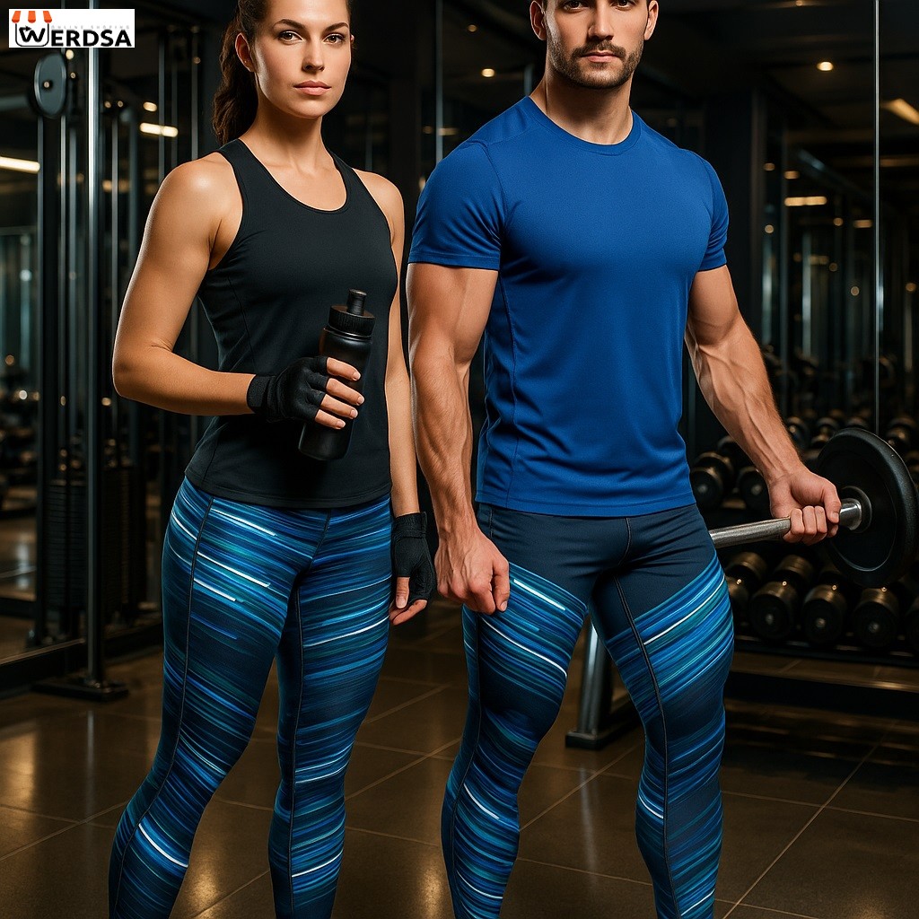 لگ ورزشی اسپرت ابی مشکی زنانه و مردانه