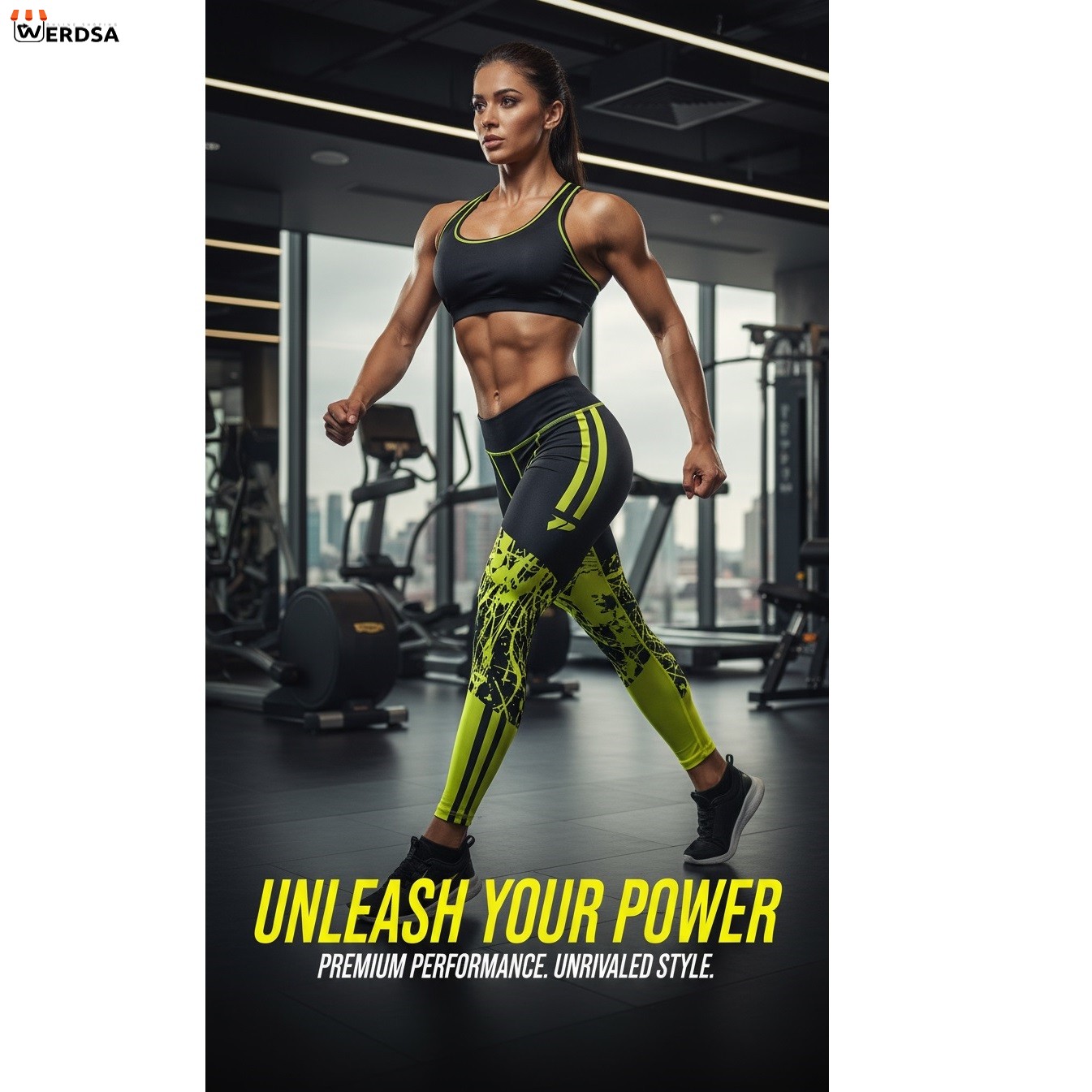 خررید شلوار لگ زرد مشکی