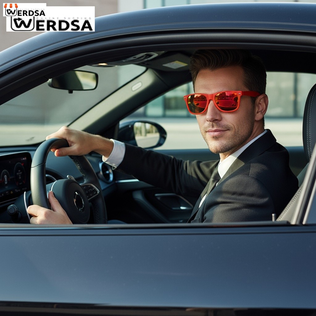 عینک آفتابی فریم نارنجی مدل 1009