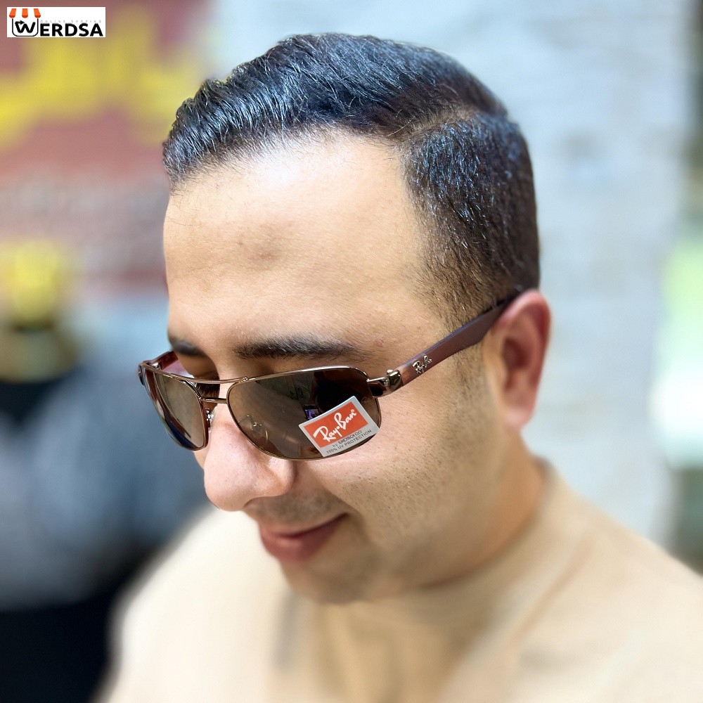عینک آفتابی مردانه جدید ری بن مدل 3404 کد 1454