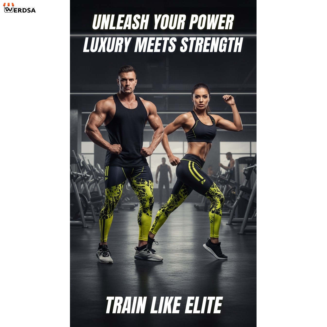 شلوار لگ زرد مشکی