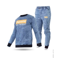 ست بلوز و شلوار مردانه Supreme مدل 34744
