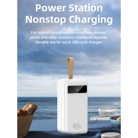 شارژر همراه ریمکس مدل 266 ظرفیت 80000 میلی آمپر ساعت