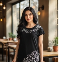 تیشرت سرخود زنانه راحتی بسیار زیبا با رنگ بندی مدل S10